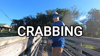 CRABBING IN CRYSTAL RIVER FROM PIER