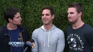 Stephen Amell Robbie Amell  Greg Berlanti Talk Amell Wednesdays On The CW Comic Con 2013