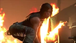 Shadow of the Tomb Raider Lara goes Crazy Oil Refinery Action Gameplay