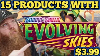 EVOLVING SKIES Restock In These Products?? 15 Pokémon Products With Evolving Skies Packs!