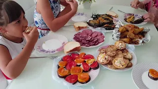 Встреча с сестричкой и все семьей