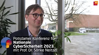 Potsdamer Konferenz für Nationale CyberSicherheit 2023 - Interview mit Prof. Dr. Sönke Neitzel