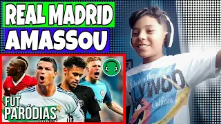 REAGINDO A ♫ REAL MADRID 3x1 PSG- CHAMPIONS É TOP - Paródia The Weeknd - Starboy ft. Daft Punk