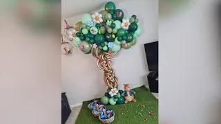 DIY Balloon tree and shredded Paper ❤️