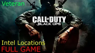 Call of Duty: Black Ops Full Gameplay Walkthrough on Veteran Including All Intel