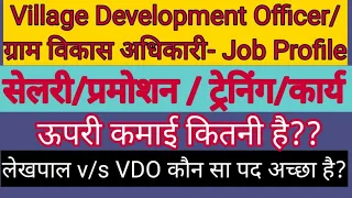 Village Development Officer Job Profile |Salary, Training, Promotion, Work |VDO Job Profile|