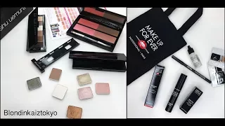 Бьюти покупки и  отзывы Shu Uemura & Make Up For Ever