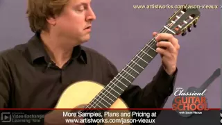 Classical Guitar Lessons: Sor - D Major Etude #6