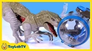 Jurassic World Toys Indominus Rex vs Ankylosaurus Play Set & Play Doh Surprise Dinosaur Eggs