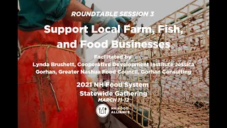 Support Local Farm, Fish, and Food Businesses Roundtable | SWG 2021