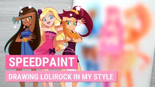 Drawing IRIS, TALIA and AURIANA from LOLIROCK in My Style | Marker Speedpaint | iiKiui