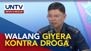 PNP chief Marbil, walang idedeklarang drug war; Paggamit ng phone sa cops on duty, ipagbabawal