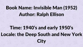 #Invisible Man by# Ralph Ellison, #Invisible Man by Ralph Ellison Study Guide #Critical Analysis