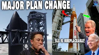 NASA's SLS major plan changed to launch before SpaceX Starship despite huge problems!