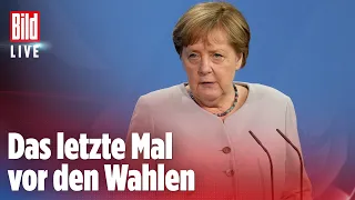 🔴 Merkel stellt sich das letzte Mal den Fragen der Abgeordneten im Bundestag | BILD LIVE