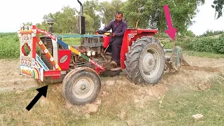 New Massey Ferguson 260 turbo tractor with rotavator | Tractor Stunt video | Millat Tractors