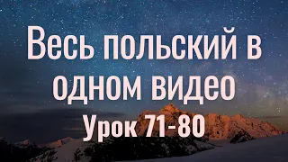 Весь польский за 100 уроков. Польские слова и фразы. Польский с нуля. Польский язык. Часть 71-80