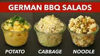 German BBQ Salads: German Potato, Cabbage and Noodle Salad