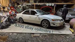 Lowering A 4th Gen Toyota Camry With Ebay Coilovers !