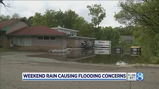 Weekend rain causing flooding concerns