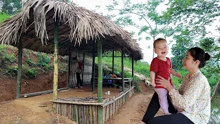 80% Completed New Bamboo House & Daily Life of an 18-Year-Old Single Mother - Tieu Mai Linh