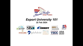 HiSTEP 2024: Export University 101 - 2024 Edition