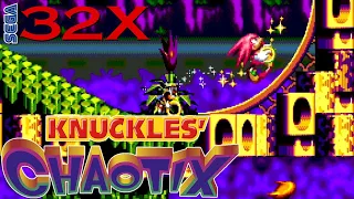 Knuckles' Chaotix (Gameplay) SEGA 32X