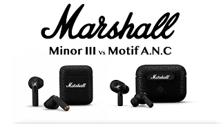 Marshall Minor 3 Vs Motif ANC | Bluetooth Headphones | Compare | Whats the difference ?