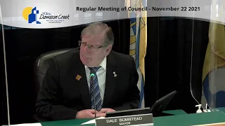 Public Hearing & Regular Council Meeting - November 22, 2021