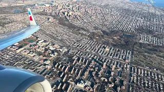 Take Off From LaGuardia with Views of New York City on Climb Out - 2/7/24