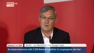 Die Linke: Bernd Riexinger zur Nachfolge von Fraktionschef Gregor Gysi am 15.06.2015