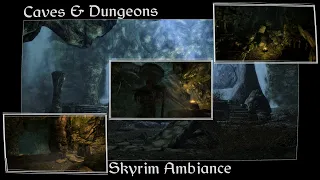 Skyrim Ambiance - Caves & Dungeons | 2hrs