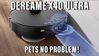 Dreame X40 Ultra Mop & Vacuum Robot | Advanced Lidar, Smart Object Avoidance & Pet Poop Detection
