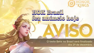 Honor of kings anuncia o final do teste beta e acesso ao game será suspenso até o lançamento oficial