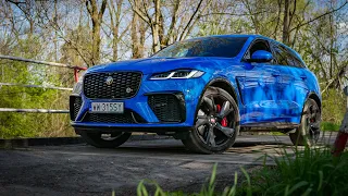 Jaguar F-Pace SVR 2022 - Kot w którym ciężko się nie zakochać | 5.0 V8 550 KM | Test Moto Okiem