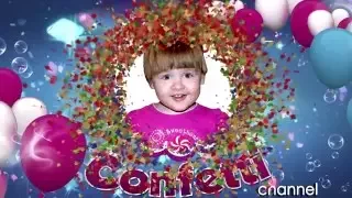 Confetti channel