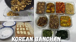 COOKING KOREAN SIDE DISHES 🇰🇷🍽️🧑🏻‍🍳 Korean Banchan