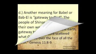 Genesis and Ancient Mesopotamia  Part 4 Japheth Babylon