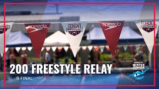 Men's 200 Freestyle Relay B Final | 2022 Speedo Winter Junior Championships East