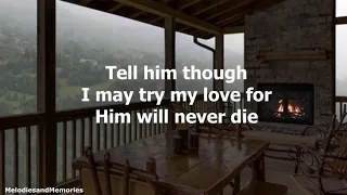 Tell Tommy I Miss Him by Skeeter Davis - 1961 (with lyrics)