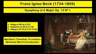 Franz Ignaz Beck (1734-1809) - Symphony in E Major Op. 13 Nº 1