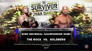 WWE 2K23 The Rock Vs Goldberg