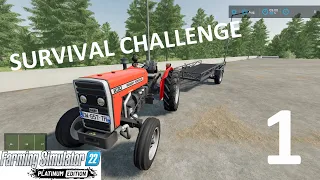 This is where it all begins - Survival Challenge - Farming Simulator 22 - E1