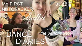 🩰 My First Nutcracker Performance Vlog EVER as an adult ballerina (dress rehearsals & showtime!)