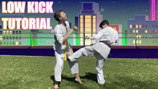 Gedan Mawashi Geri (Low Kick) Tutorial | Full Contact Karate