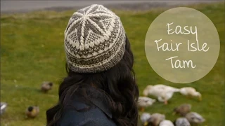 KNITTING TUTORIAL-EASY FAIR ISLE TAM