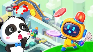 Little Panda's Fast Food Cook #2 - Help Kiki to Prepare Delicious Hamburgers - Babybus Games