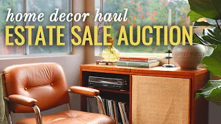 *MASSIVE* Estate Sale Auction HAUL✨Chic VINTAGE FINDS from an AUCTION!