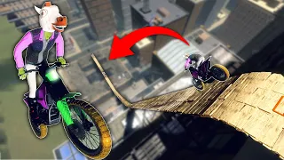 GIGANTIC Dirt Bike Ramp! (Trials Rising)