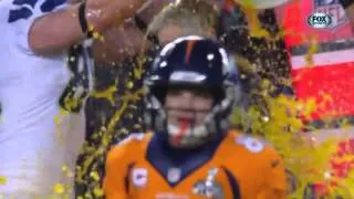 Seattle Seahawks coach Pete Carroll gets Gatorade bath